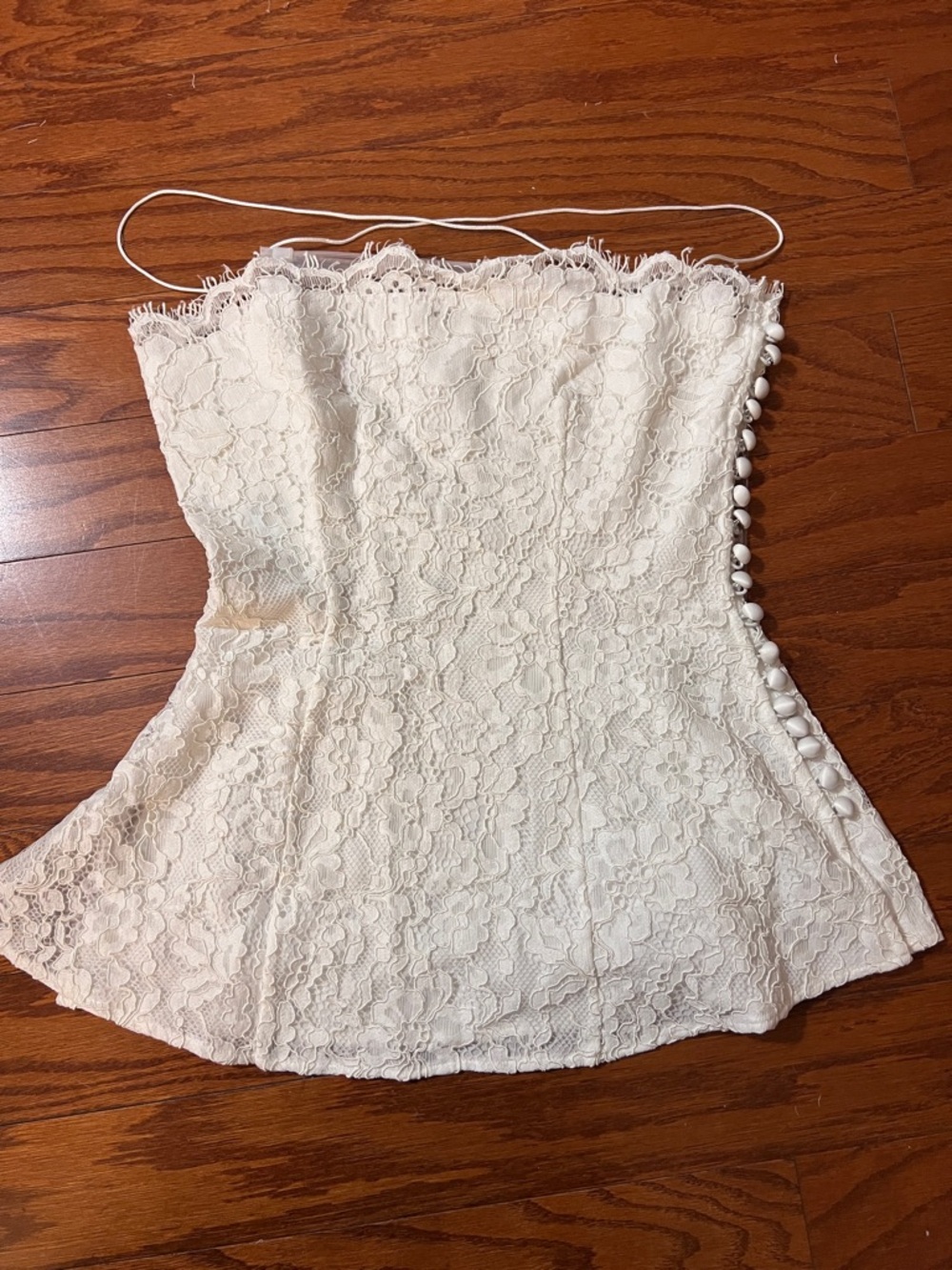 HELSA The Forever Audrey Lace Camisole Elegant White Lace Top ,S - Picture 6 of 15